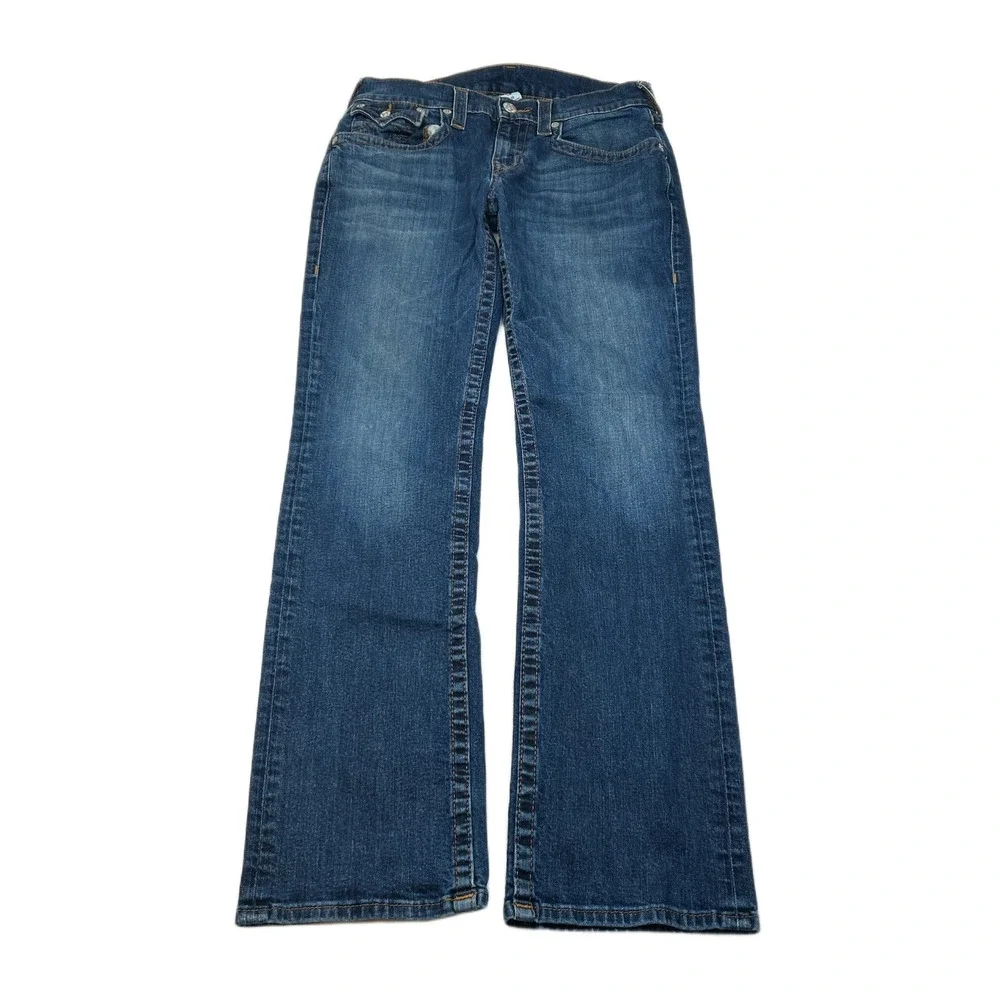 True Religion Jeans Mens 32x33 Section Straight World Tour Fashion for Senses‎